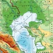 Каспийское море (крупнейшее озеро) Крупные острова каспийского моря