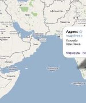 Шри ланка на карте азии. Где находится Шри-Ланка? Интерактивная карта Шри-Ланки с городами и курортами